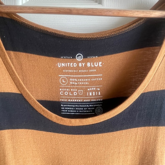 United By Blue Striped Maxi Dress in Black and Brown - Picture 6 of 8